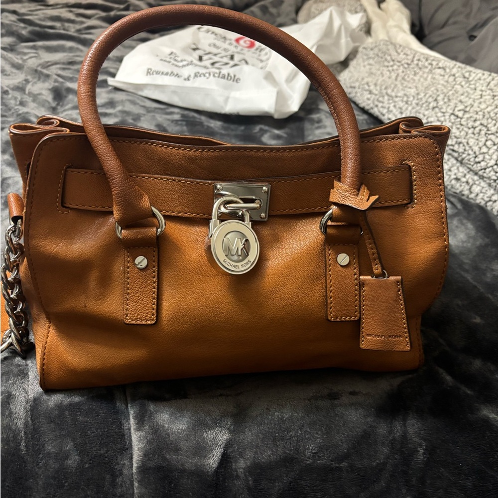 Michael Kors Tan Leather Satchel